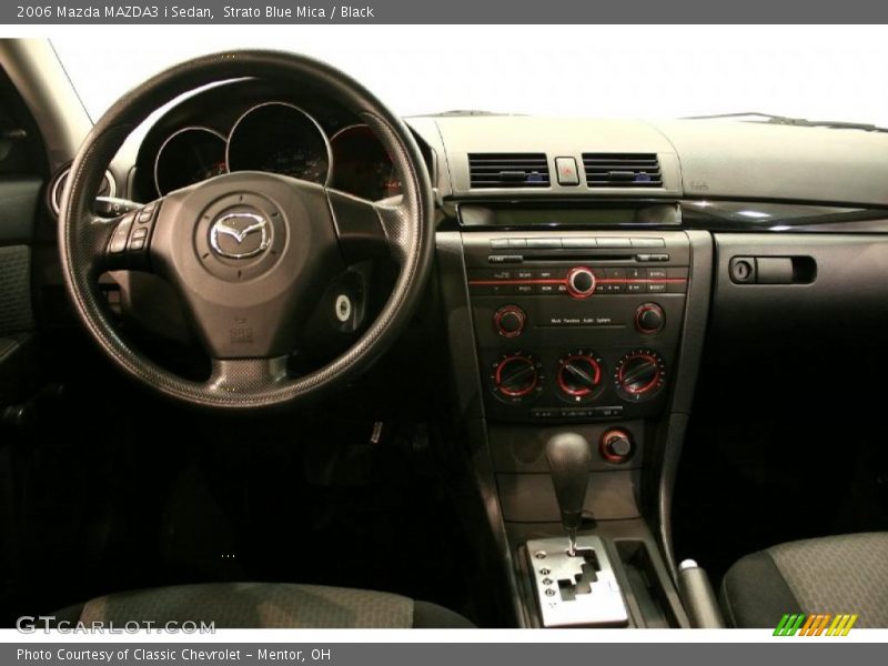 Strato Blue Mica / Black 2006 Mazda MAZDA3 i Sedan