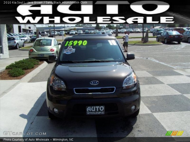 Java Brown / Sand/Black Houndstooth Cloth 2010 Kia Soul !