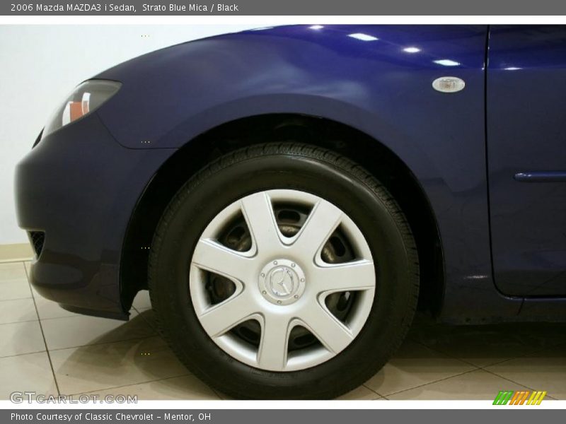 Strato Blue Mica / Black 2006 Mazda MAZDA3 i Sedan