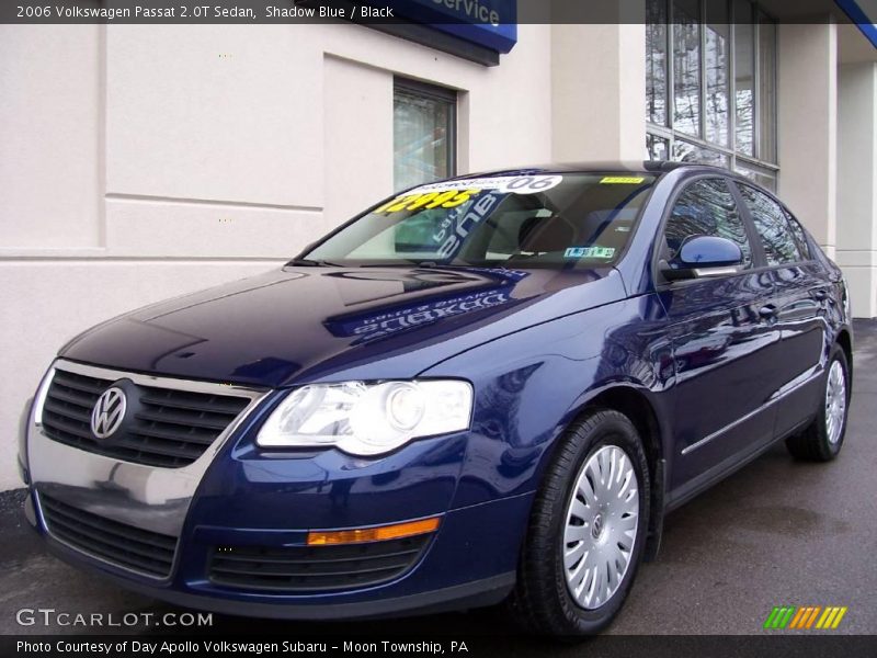 Shadow Blue / Black 2006 Volkswagen Passat 2.0T Sedan