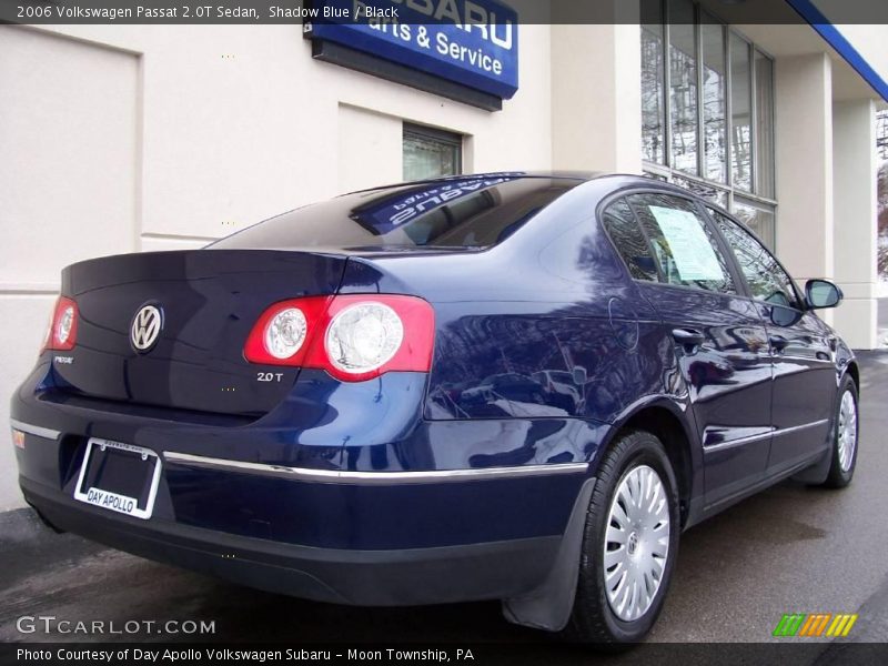 Shadow Blue / Black 2006 Volkswagen Passat 2.0T Sedan