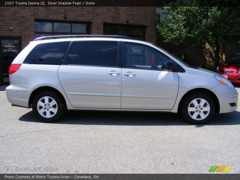 Silver Shadow Pearl / Stone 2007 Toyota Sienna LE