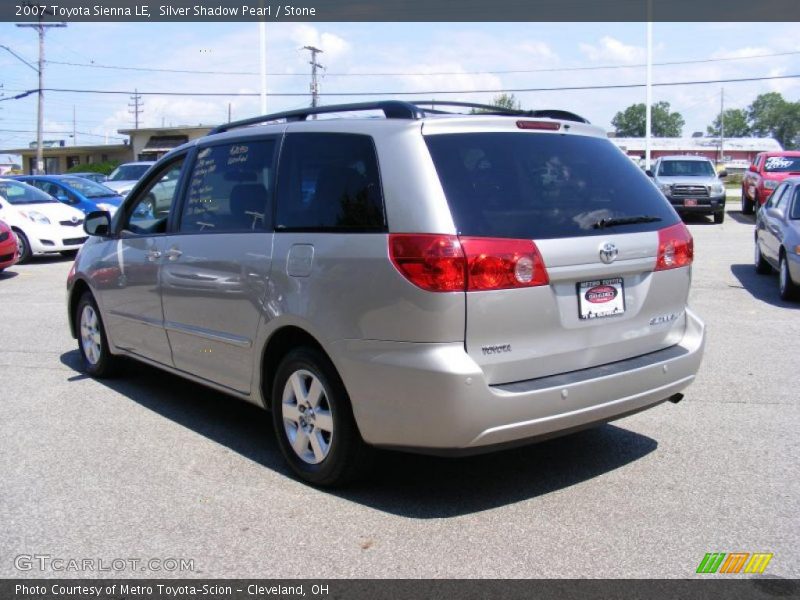 Silver Shadow Pearl / Stone 2007 Toyota Sienna LE