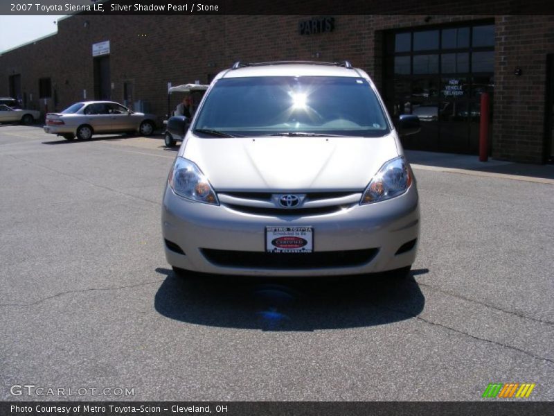 Silver Shadow Pearl / Stone 2007 Toyota Sienna LE