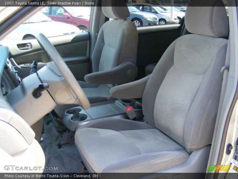 Silver Shadow Pearl / Stone 2007 Toyota Sienna LE