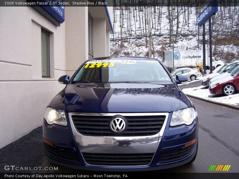 Shadow Blue / Black 2006 Volkswagen Passat 2.0T Sedan