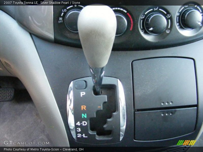 Silver Shadow Pearl / Stone 2007 Toyota Sienna LE