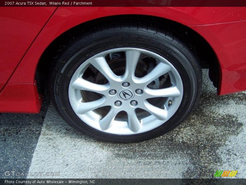 Milano Red / Parchment 2007 Acura TSX Sedan
