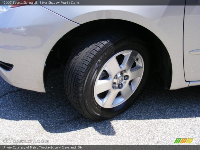 Silver Shadow Pearl / Stone 2007 Toyota Sienna LE