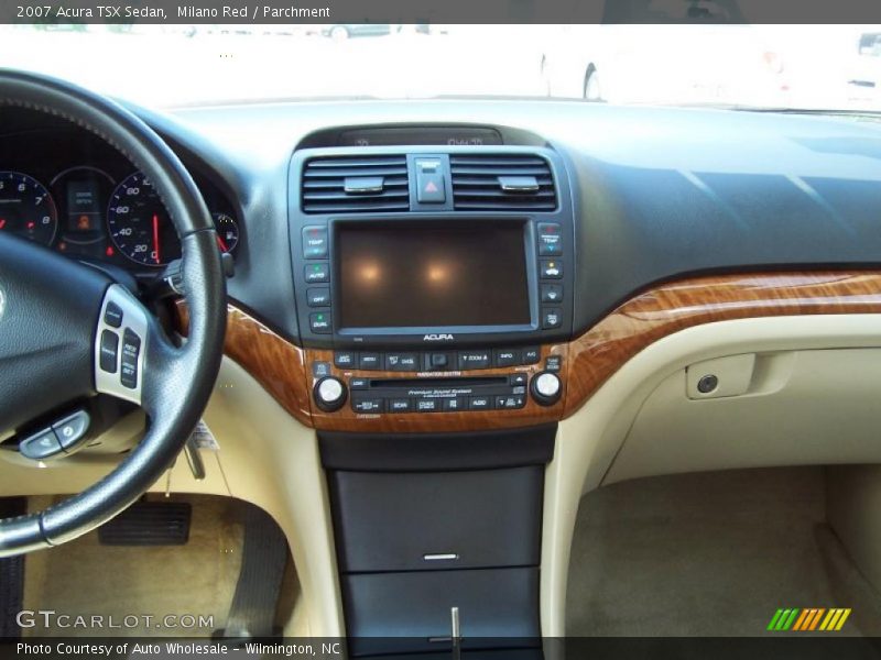 Milano Red / Parchment 2007 Acura TSX Sedan