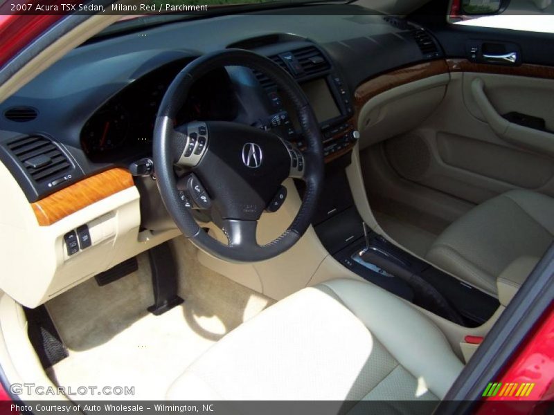 Milano Red / Parchment 2007 Acura TSX Sedan