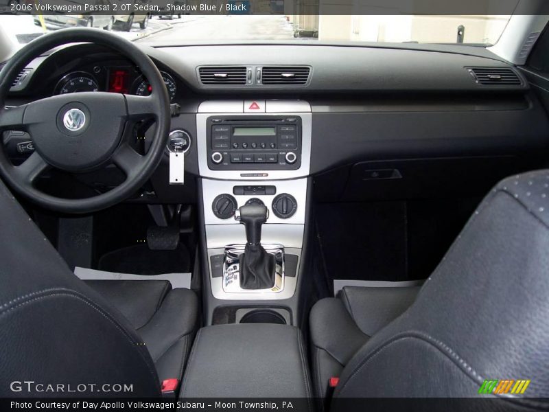 Shadow Blue / Black 2006 Volkswagen Passat 2.0T Sedan