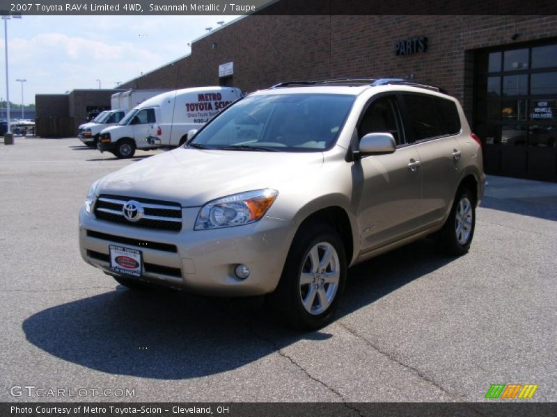 Savannah Metallic / Taupe 2007 Toyota RAV4 Limited 4WD