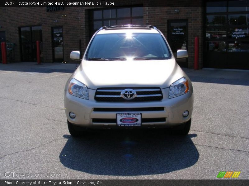 Savannah Metallic / Taupe 2007 Toyota RAV4 Limited 4WD