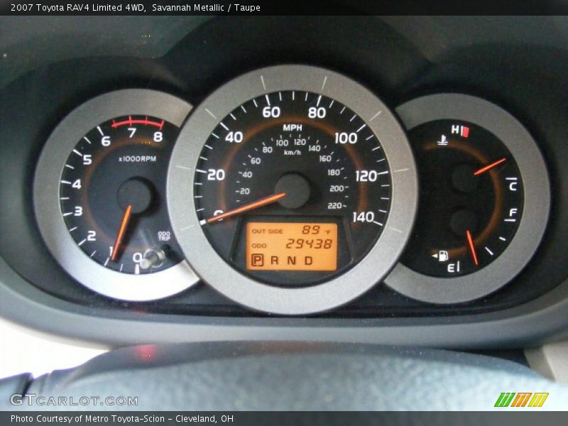 Savannah Metallic / Taupe 2007 Toyota RAV4 Limited 4WD