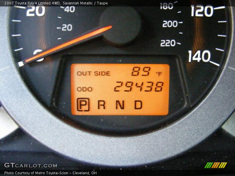 Savannah Metallic / Taupe 2007 Toyota RAV4 Limited 4WD