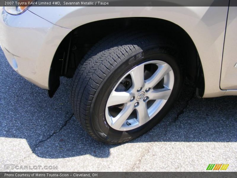Savannah Metallic / Taupe 2007 Toyota RAV4 Limited 4WD