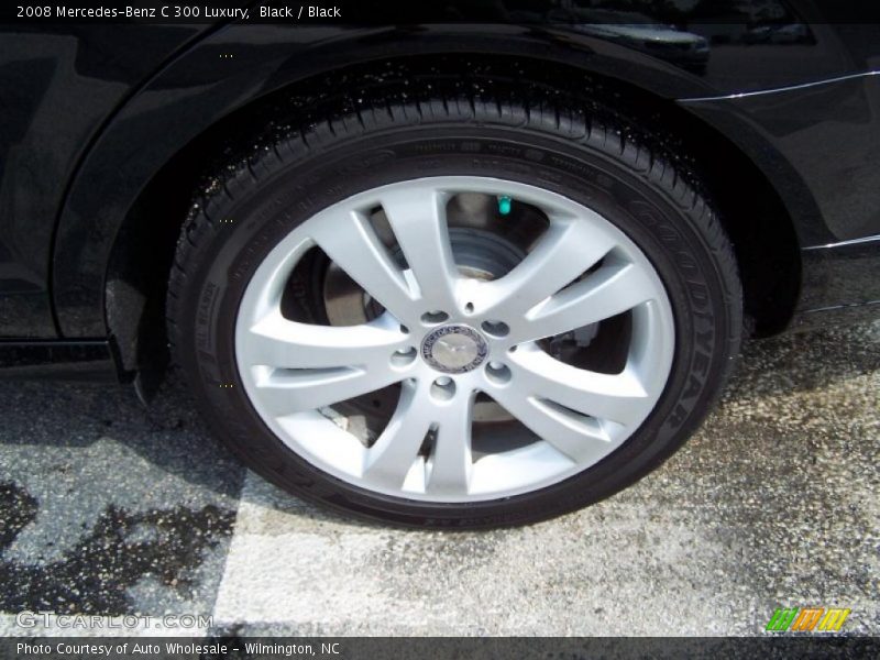 Black / Black 2008 Mercedes-Benz C 300 Luxury