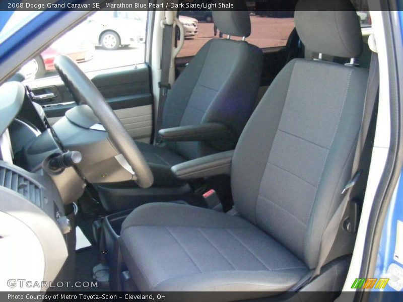 Marathon Blue Pearl / Dark Slate/Light Shale 2008 Dodge Grand Caravan SE