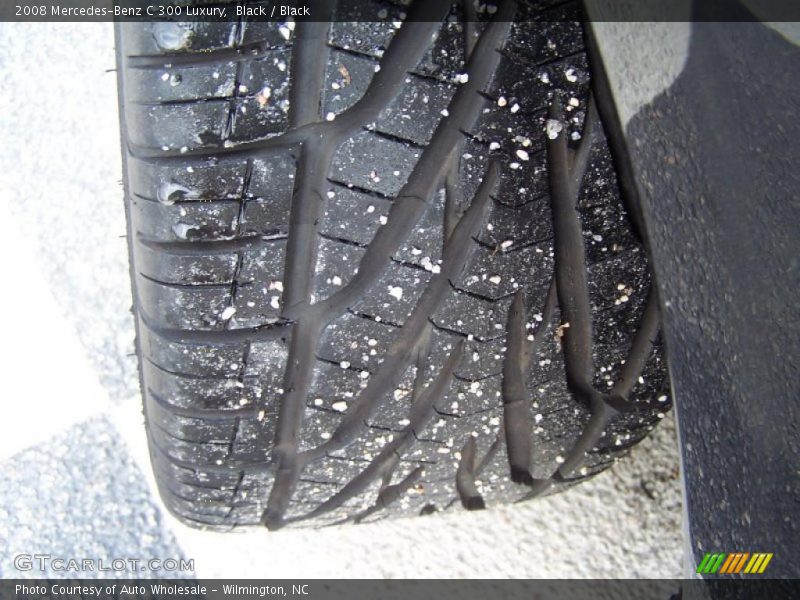 Black / Black 2008 Mercedes-Benz C 300 Luxury