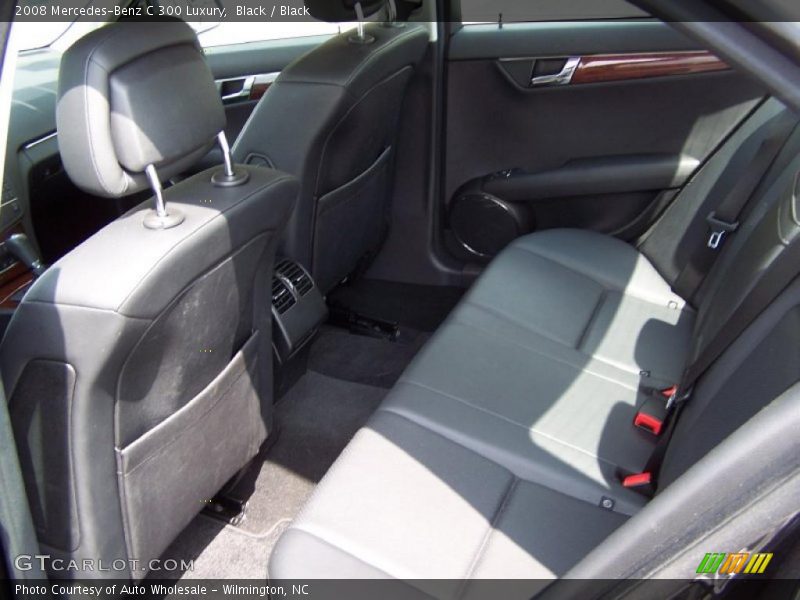 Black / Black 2008 Mercedes-Benz C 300 Luxury