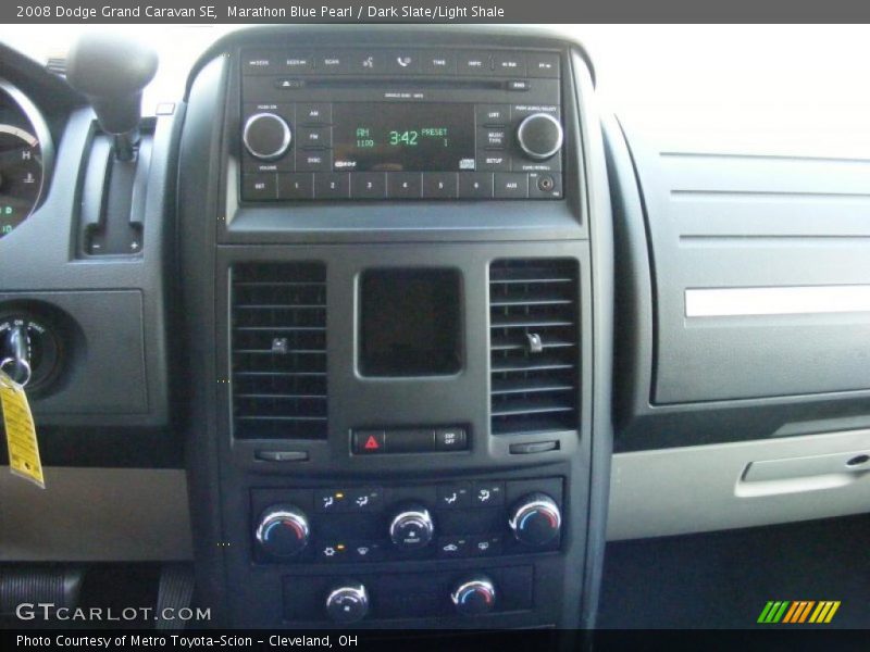 Marathon Blue Pearl / Dark Slate/Light Shale 2008 Dodge Grand Caravan SE