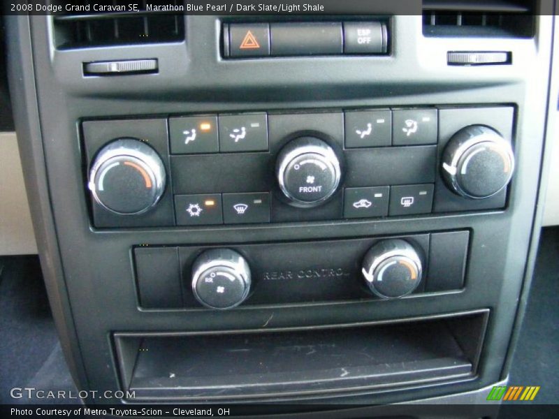 Marathon Blue Pearl / Dark Slate/Light Shale 2008 Dodge Grand Caravan SE