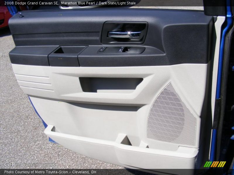 Marathon Blue Pearl / Dark Slate/Light Shale 2008 Dodge Grand Caravan SE