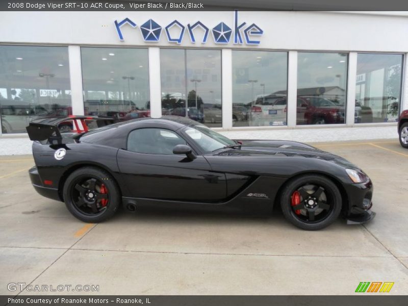 Viper Black / Black/Black 2008 Dodge Viper SRT-10 ACR Coupe