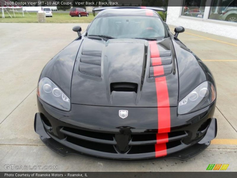 Viper Black / Black/Black 2008 Dodge Viper SRT-10 ACR Coupe