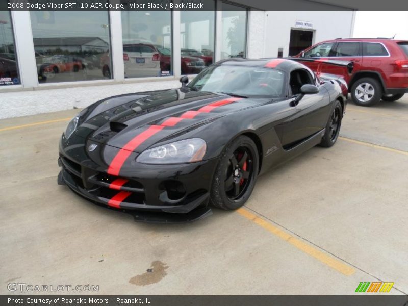 Viper Black / Black/Black 2008 Dodge Viper SRT-10 ACR Coupe