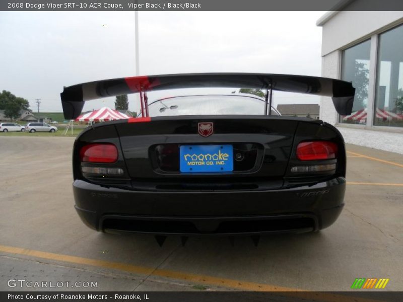 Viper Black / Black/Black 2008 Dodge Viper SRT-10 ACR Coupe