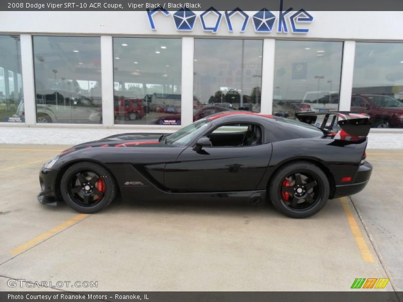 Viper Black / Black/Black 2008 Dodge Viper SRT-10 ACR Coupe