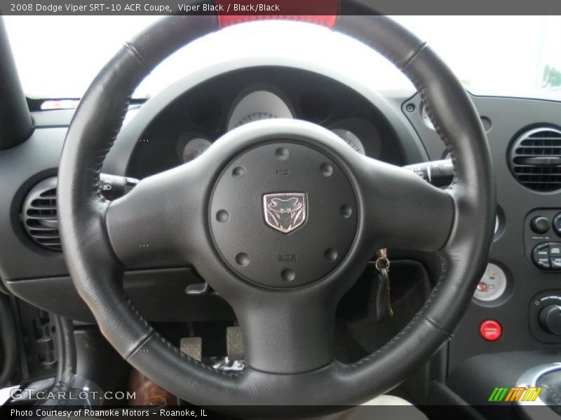Viper Black / Black/Black 2008 Dodge Viper SRT-10 ACR Coupe