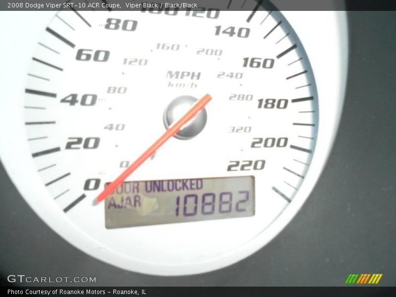 Viper Black / Black/Black 2008 Dodge Viper SRT-10 ACR Coupe