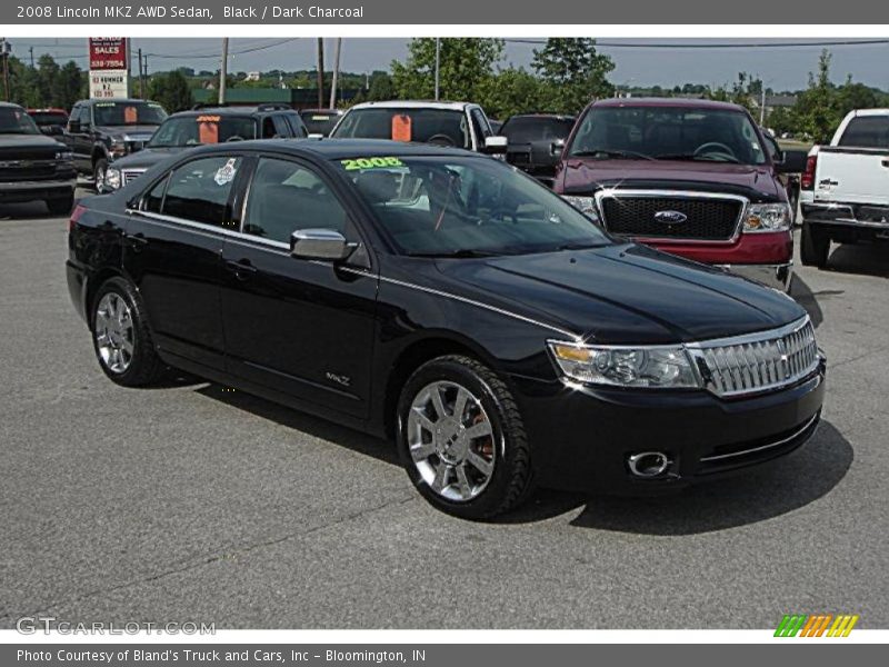 Black / Dark Charcoal 2008 Lincoln MKZ AWD Sedan