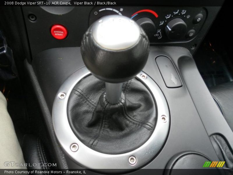 Viper Black / Black/Black 2008 Dodge Viper SRT-10 ACR Coupe