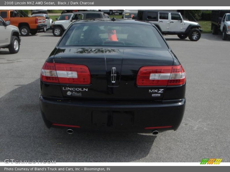 Black / Dark Charcoal 2008 Lincoln MKZ AWD Sedan