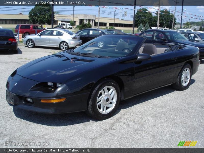 Black / Gray 1994 Chevrolet Camaro Z28 Convertible