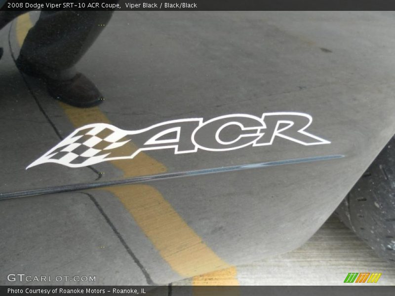 Viper Black / Black/Black 2008 Dodge Viper SRT-10 ACR Coupe