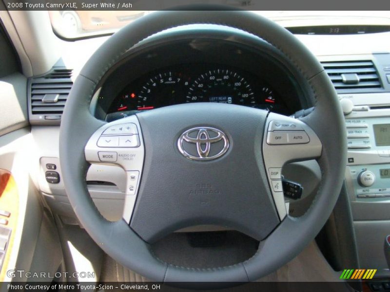 Super White / Ash 2008 Toyota Camry XLE