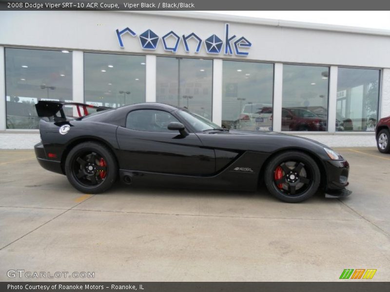 Viper Black / Black/Black 2008 Dodge Viper SRT-10 ACR Coupe