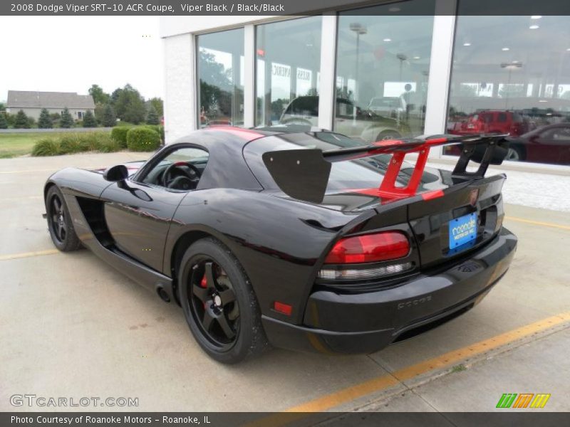 Viper Black / Black/Black 2008 Dodge Viper SRT-10 ACR Coupe