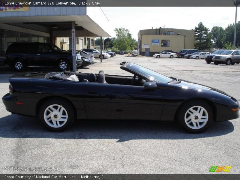 Black / Gray 1994 Chevrolet Camaro Z28 Convertible