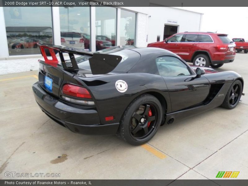 Viper Black / Black/Black 2008 Dodge Viper SRT-10 ACR Coupe
