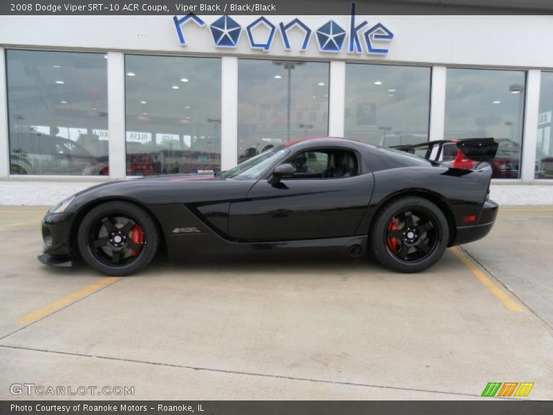 Viper Black / Black/Black 2008 Dodge Viper SRT-10 ACR Coupe