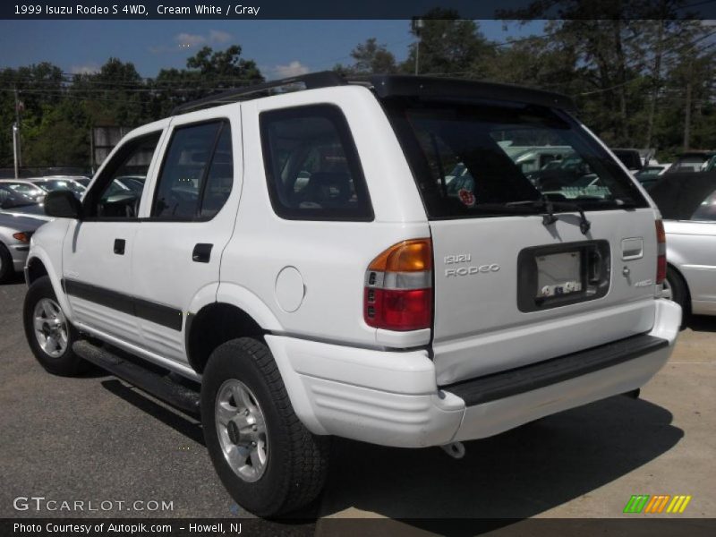 Cream White / Gray 1999 Isuzu Rodeo S 4WD
