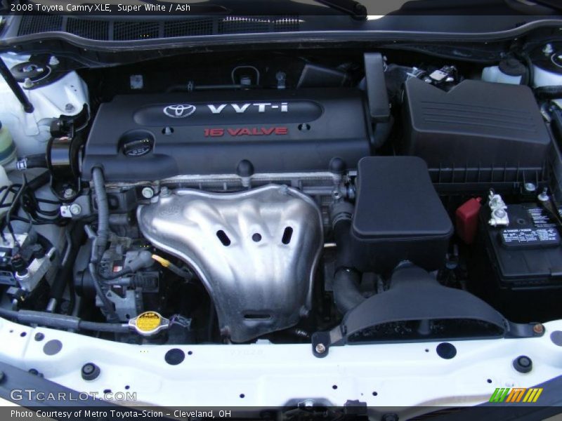 Super White / Ash 2008 Toyota Camry XLE