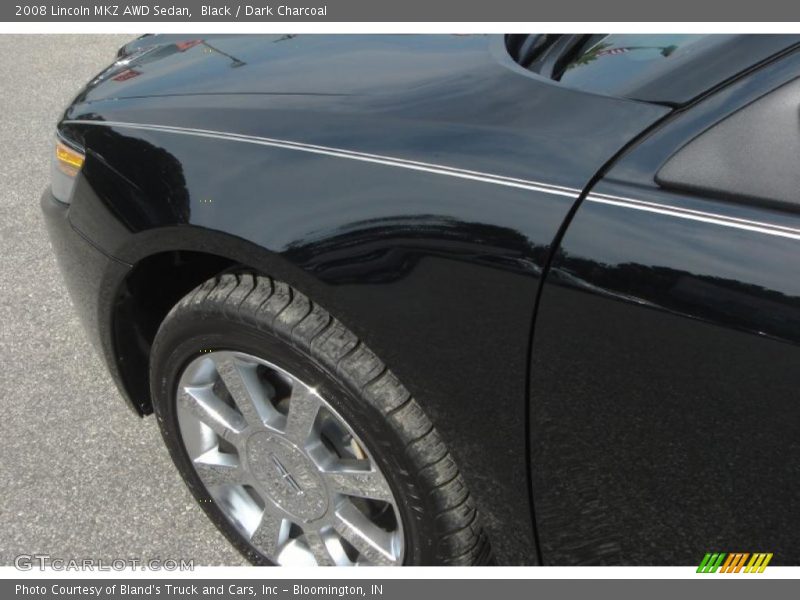 Black / Dark Charcoal 2008 Lincoln MKZ AWD Sedan