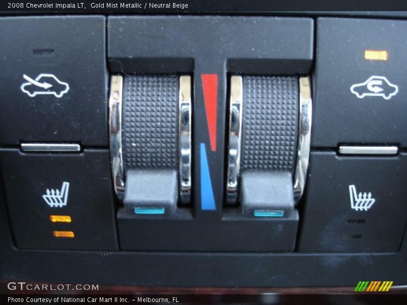 Gold Mist Metallic / Neutral Beige 2008 Chevrolet Impala LT